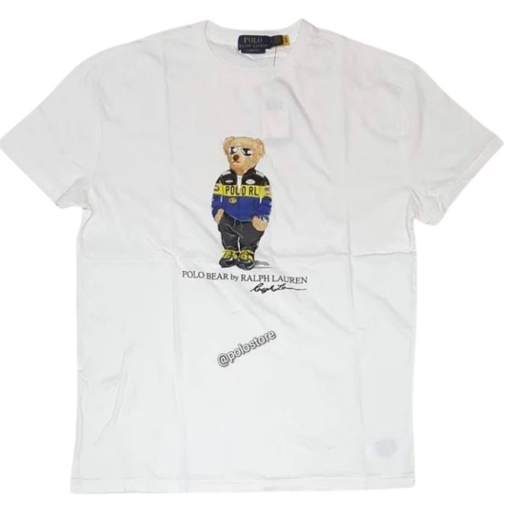 MEN'S RALPH LAUREN POLO Racing Bear Classic Fit T-Shirt